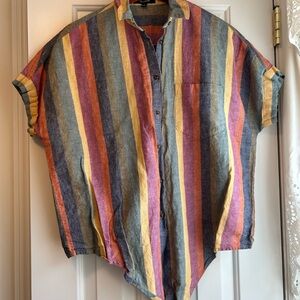Madewell Colorful Striped Shirt